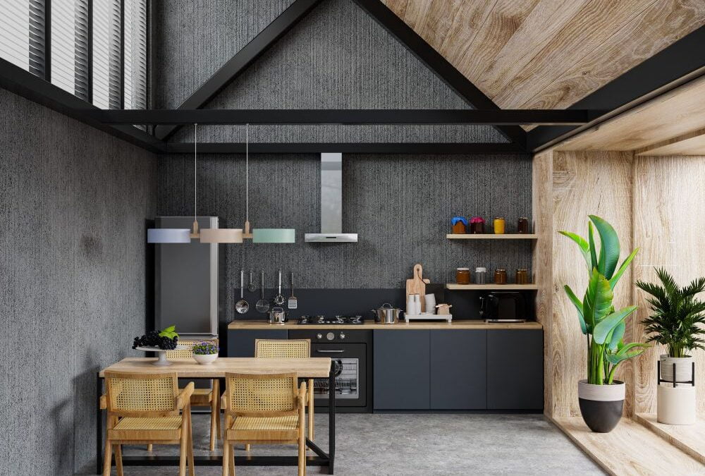 Wie wird Beton im Innenbereich verwendet?