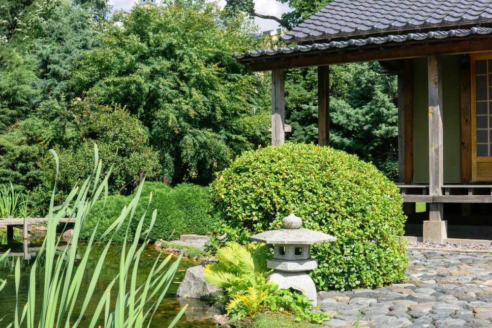 Garten im Zen-Stil