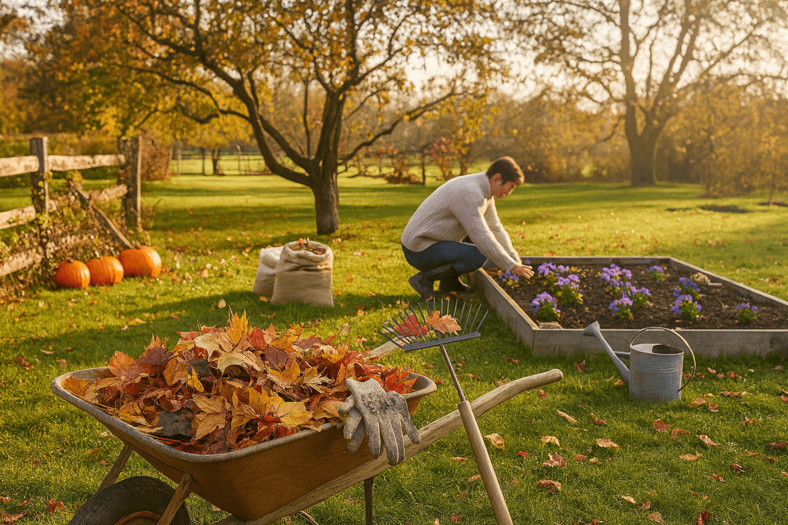 Gartenarbeiten im Oktober