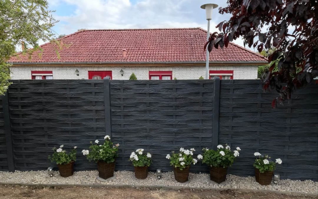 Schallschutz Mit Betonzaun