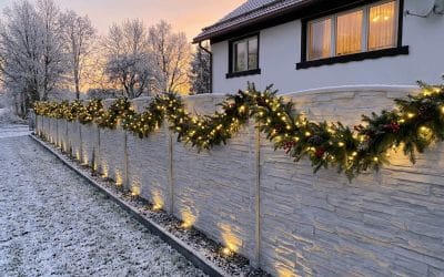 Weihnachtliche Gartendeko